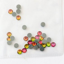 SS20 crystal VM color flat back glass hotfix rhinestones for dresses